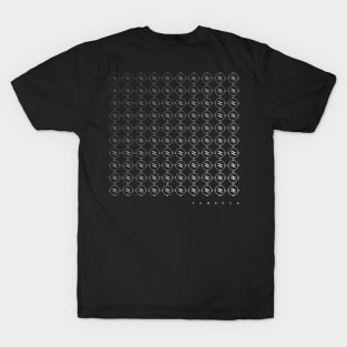 Xambuca 100 Classic Logos Gradient Grid T-Shirt